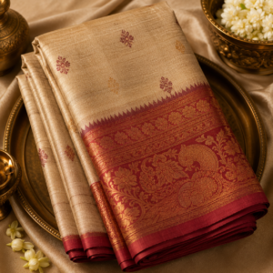 Tussar saree