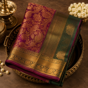 Vintage pattu sarees