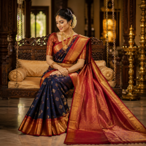 Pure Silk Mark Gadwal Saree