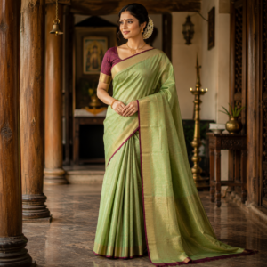 Raw Mango Handloom silk