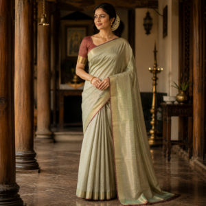 Raw Mango Powerloom silk