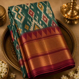 Ikkat saree