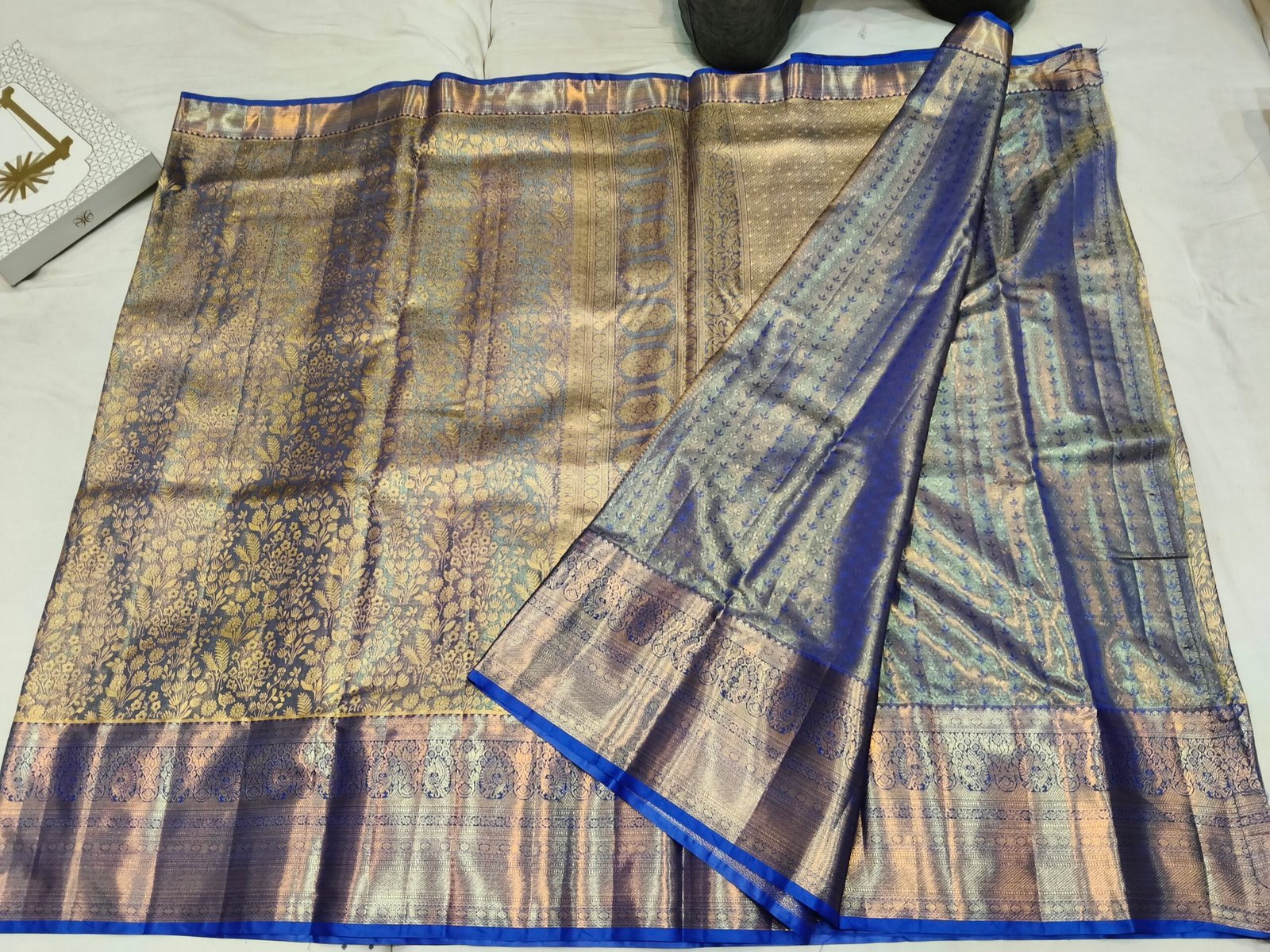 Semi kanchi pattu sarees - Image 3