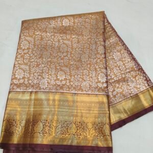 Semi kanchi pattu saree