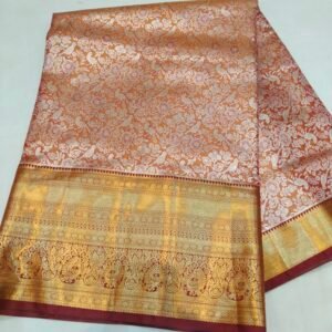 Semi kanchi pattu saree