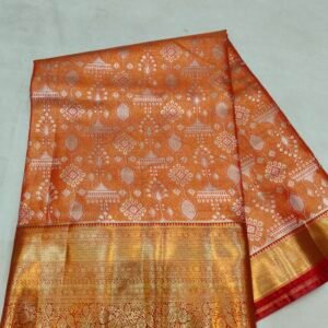 Semi kanchi pattu saree