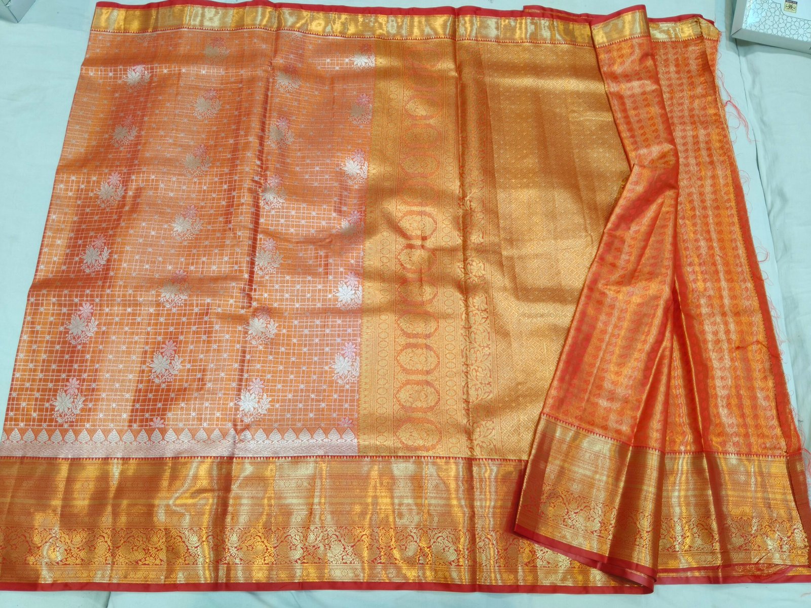Vintage Semi kanchi pattu saree - Image 3