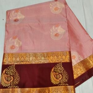 Gap border semi kanchi pattu sare