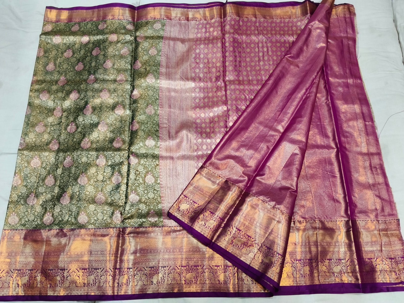 Kanchi pattu saree - Image 3