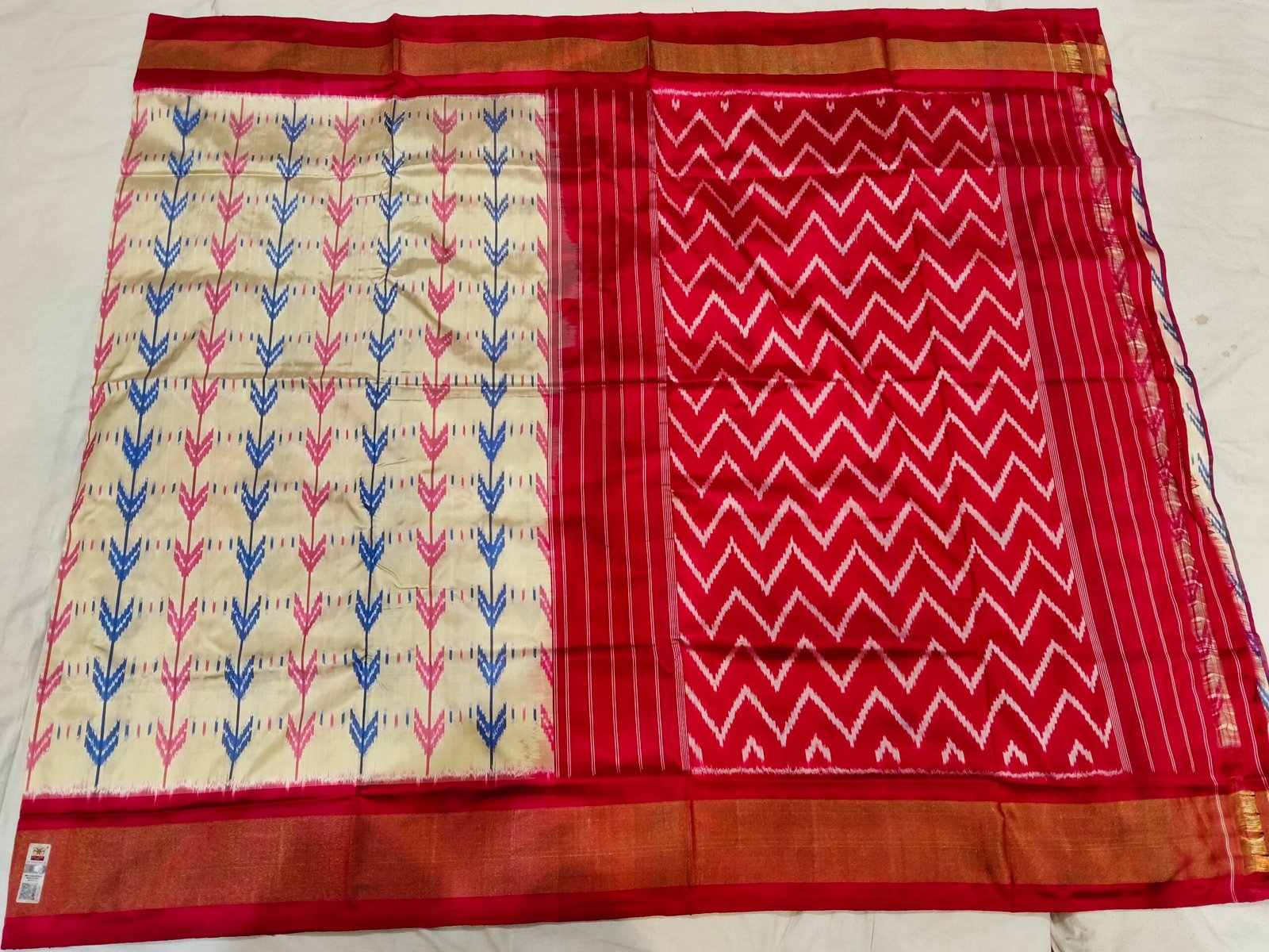 Pure pochampally saree - Image 3