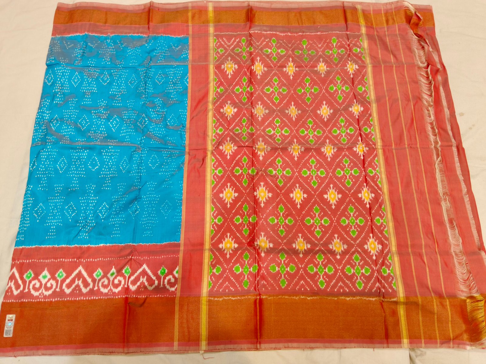 Pure pochampally saree - Image 2