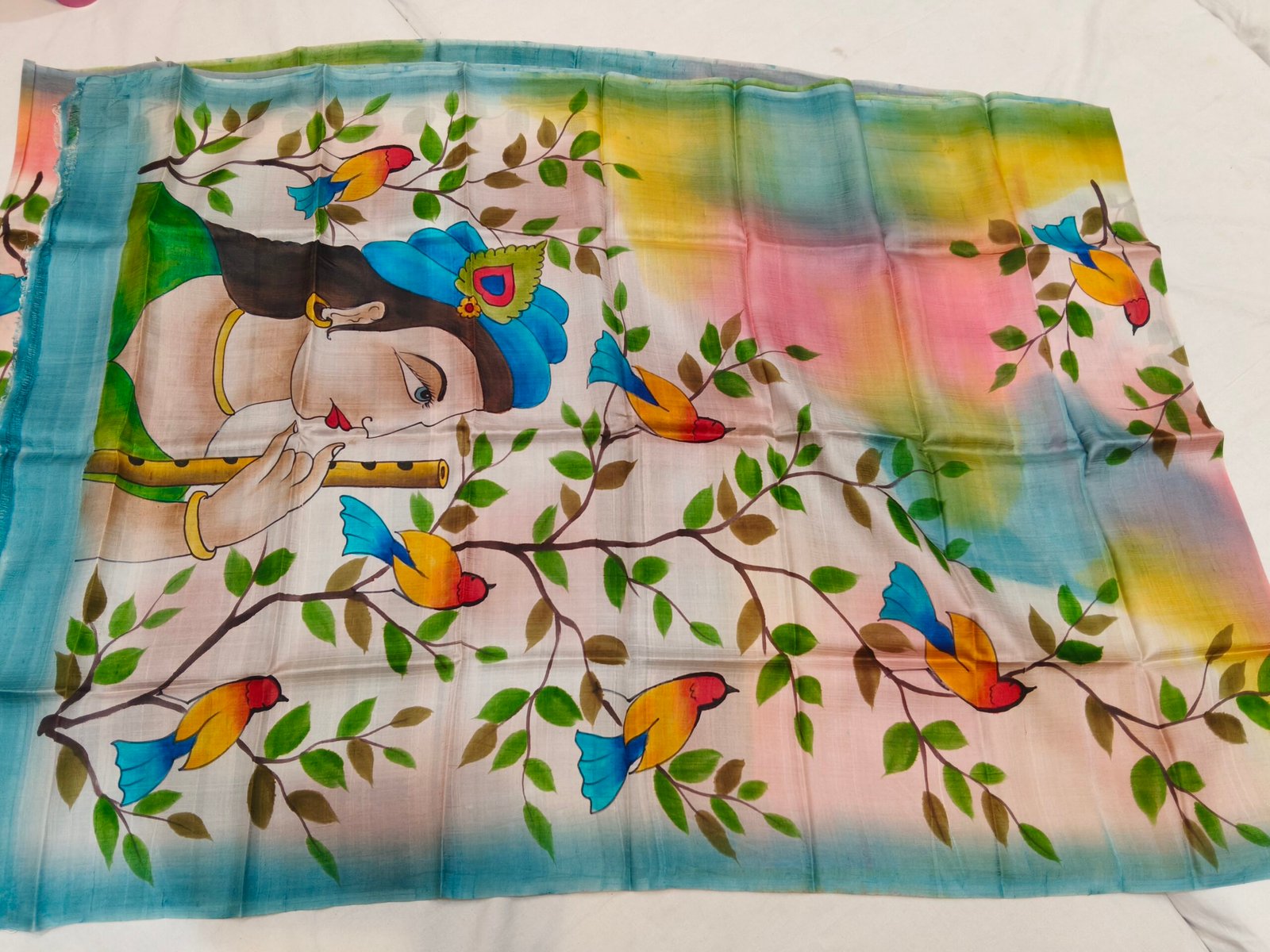 Pure Tussar silk saree - Image 2