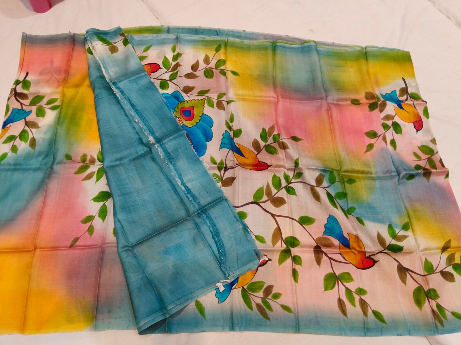 Pure Tussar silk saree - Image 3