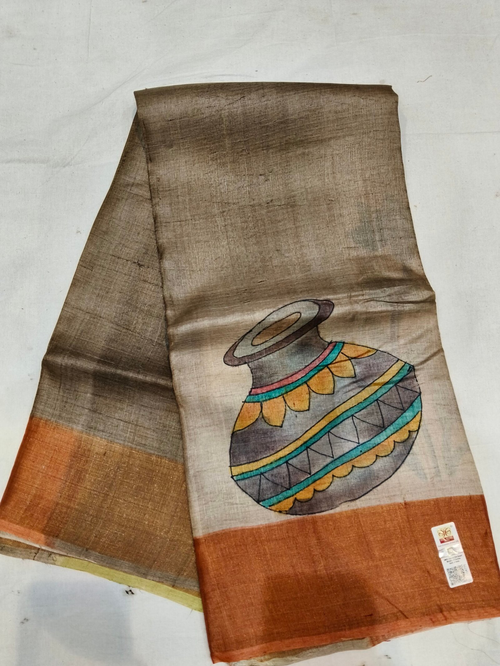Pure Tussar silk saree