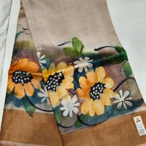 Pure Tussar silk saree