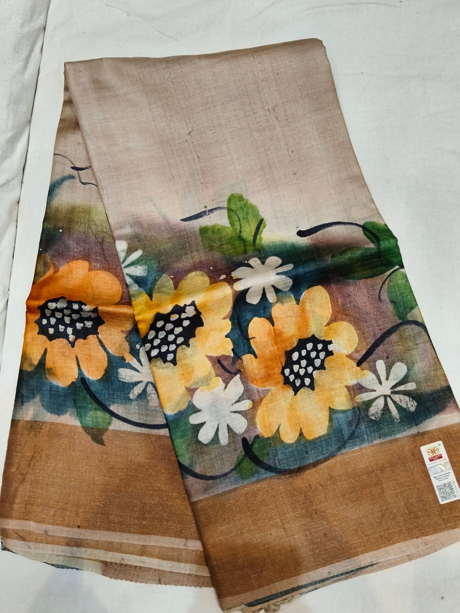 Pure Tussar silk saree
