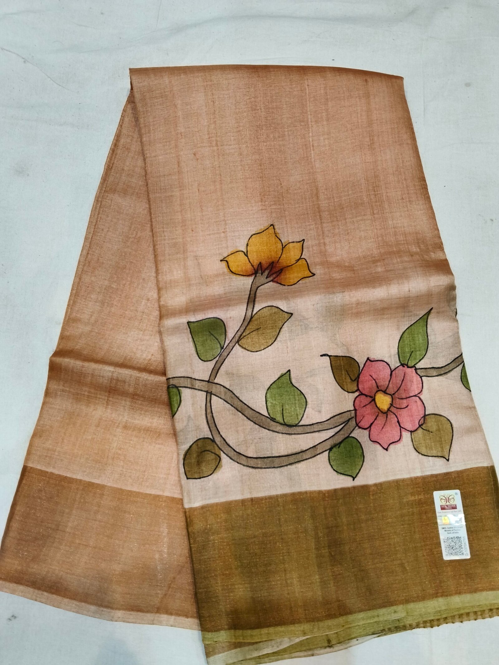 Pure Tussar silk saree