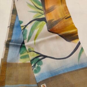 Pure Tussar silk saree