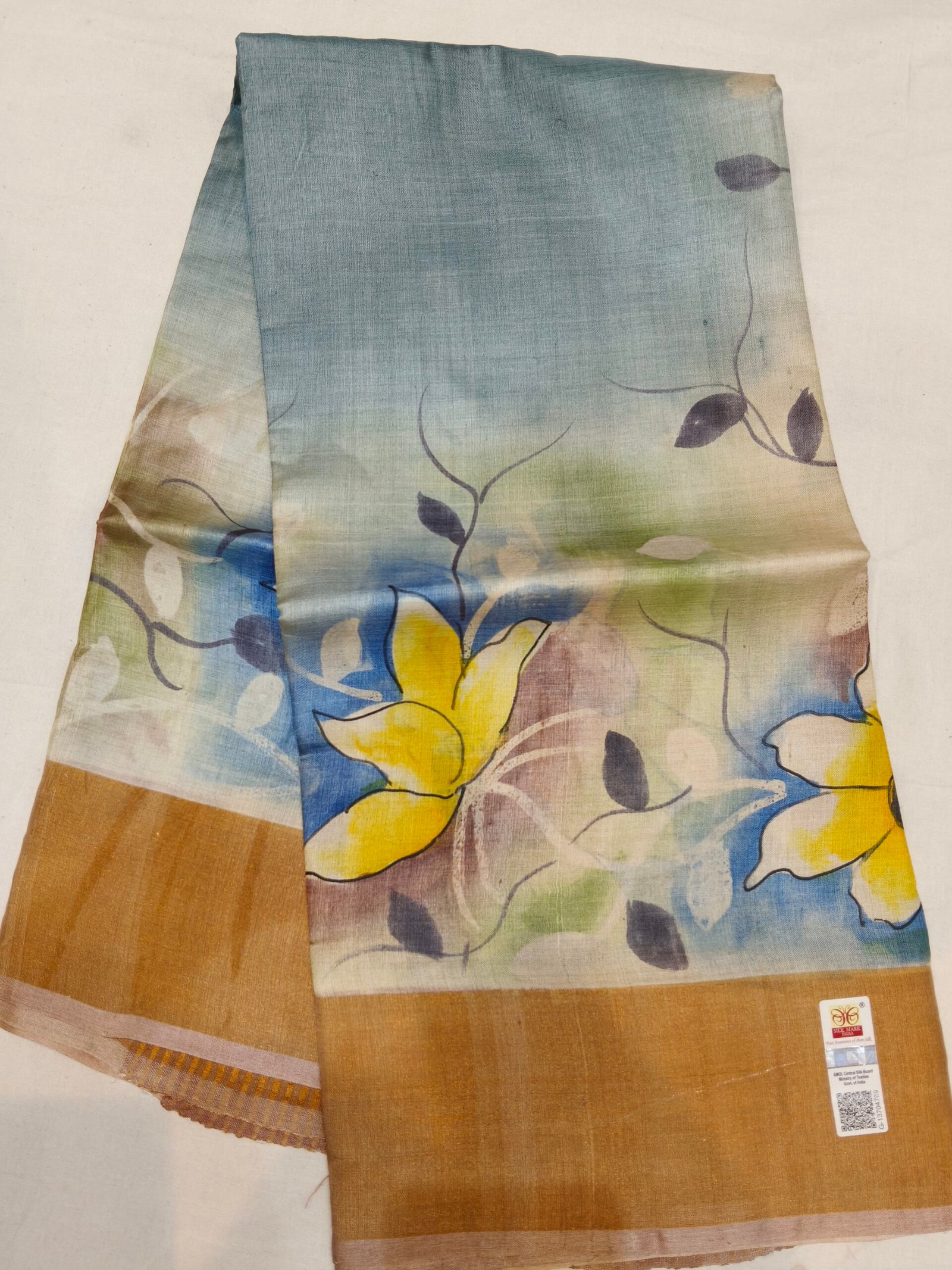 Pure Tussar silk saree