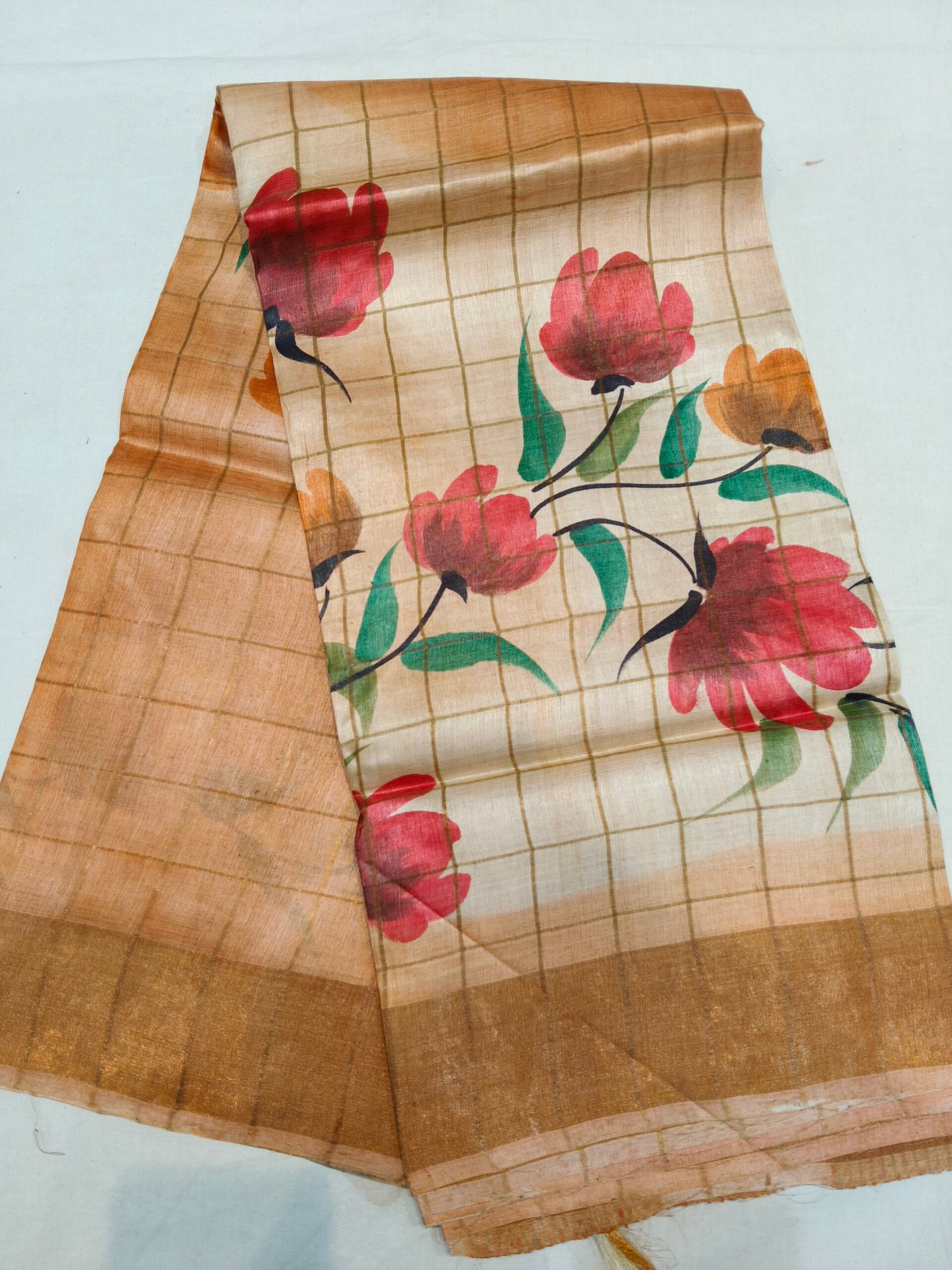 Pure Tussar silk saree