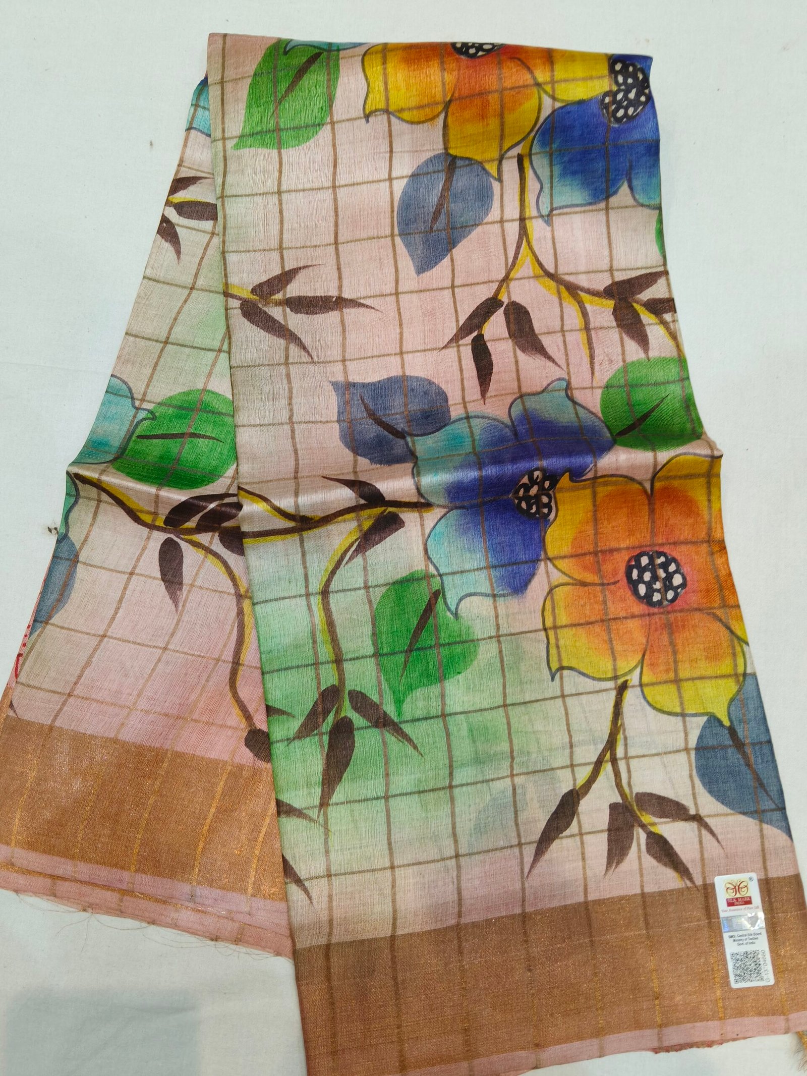 Pure Tussar silk saree