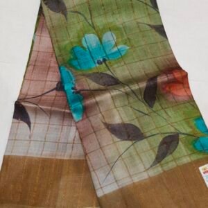 Pure Tussar silk saree