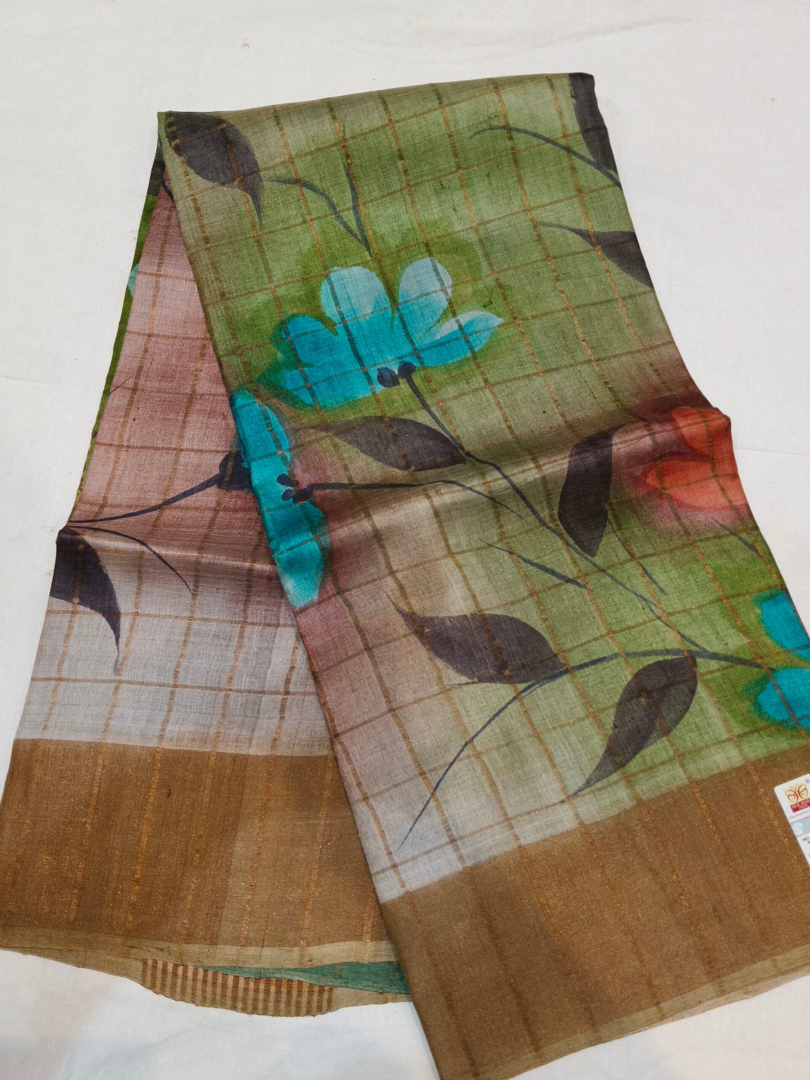 Pure Tussar silk saree