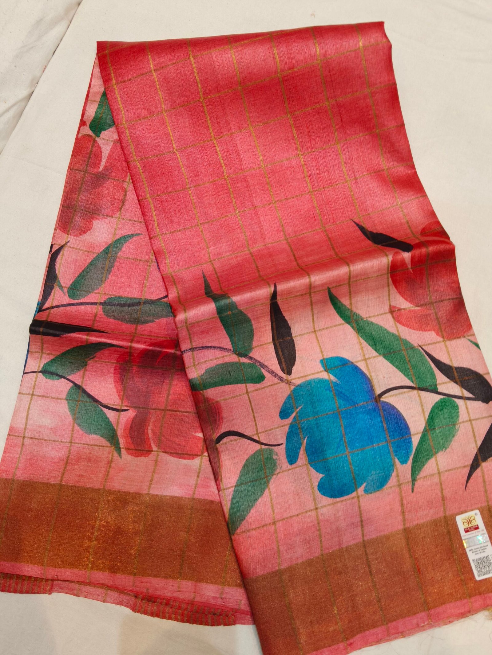 Pure Tussar silk saree