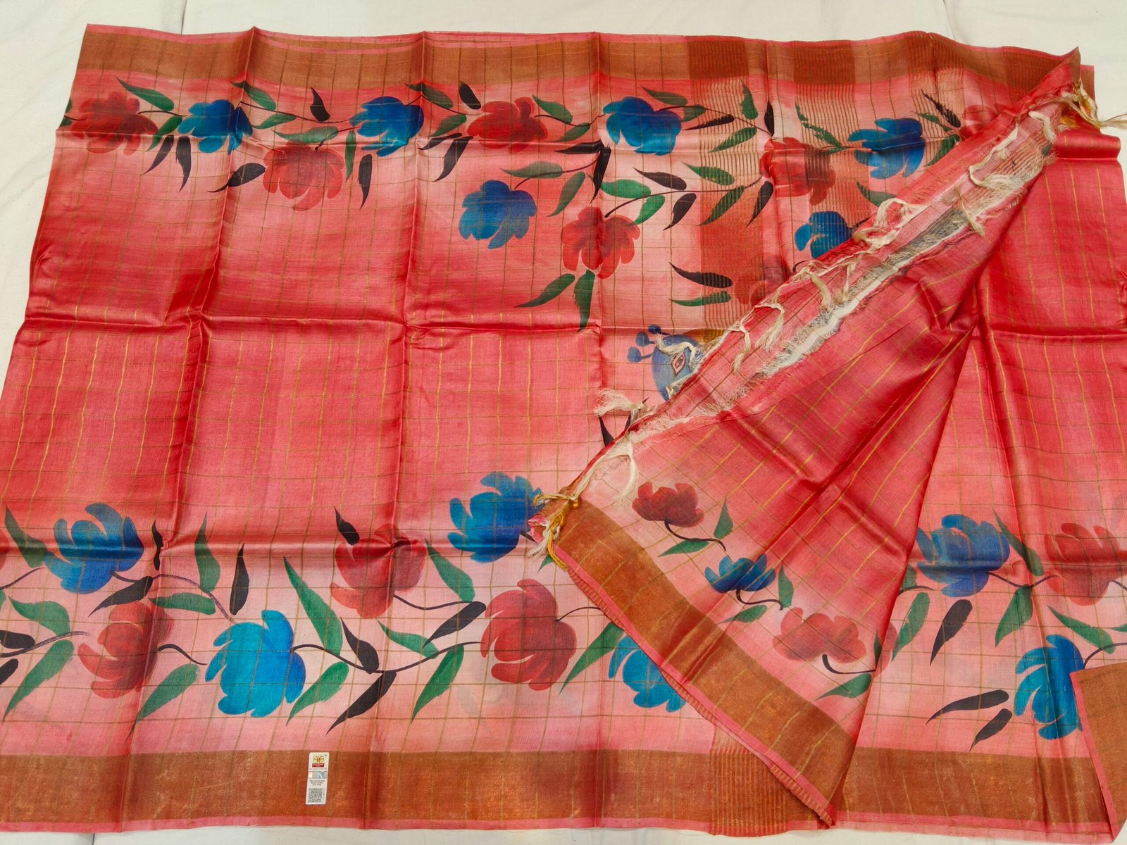 Pure Tussar silk saree - Image 3