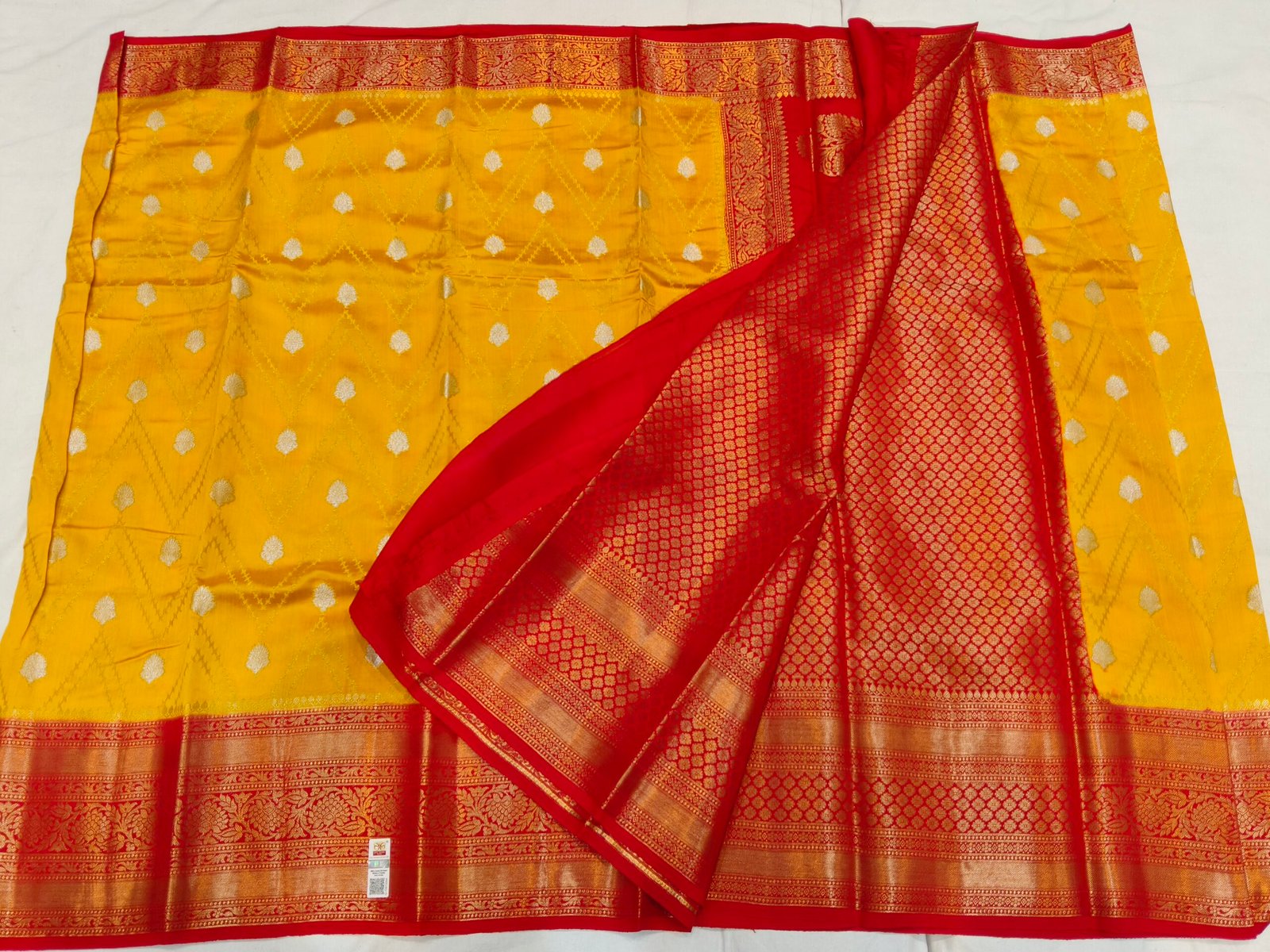 Pure Raw Mango Saree - Image 3