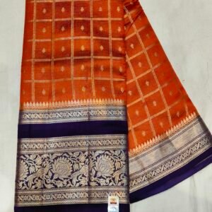 Pure Raw Mango saree
