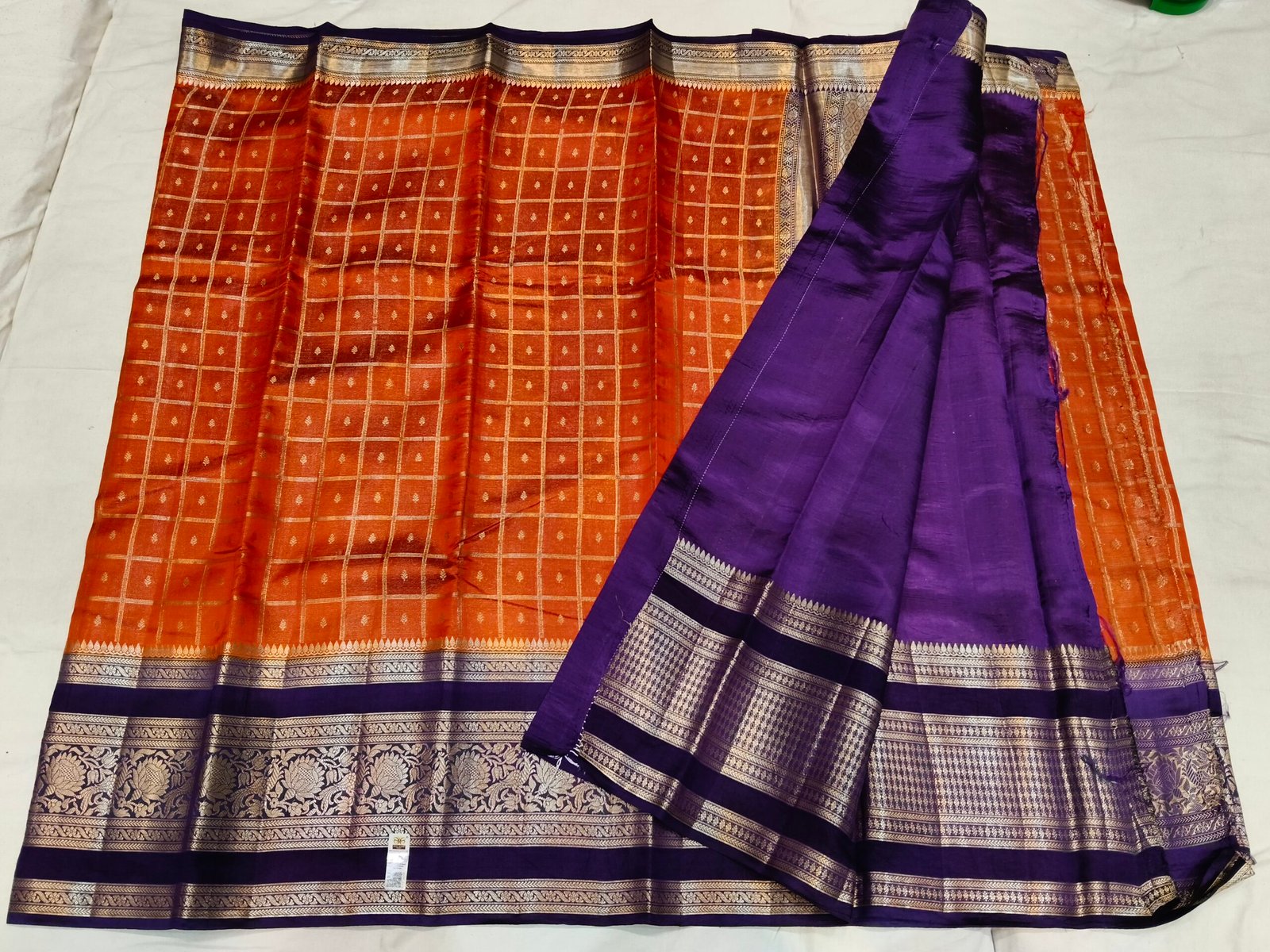 Pure Raw Mango saree - Image 3