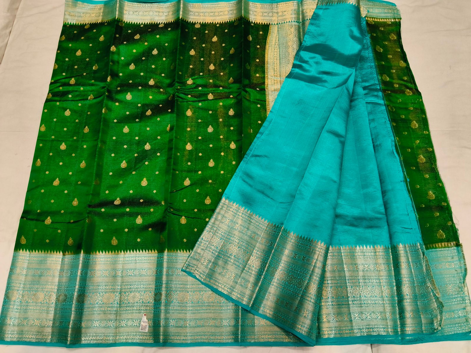 Pure Raw Mango Saree - Image 3