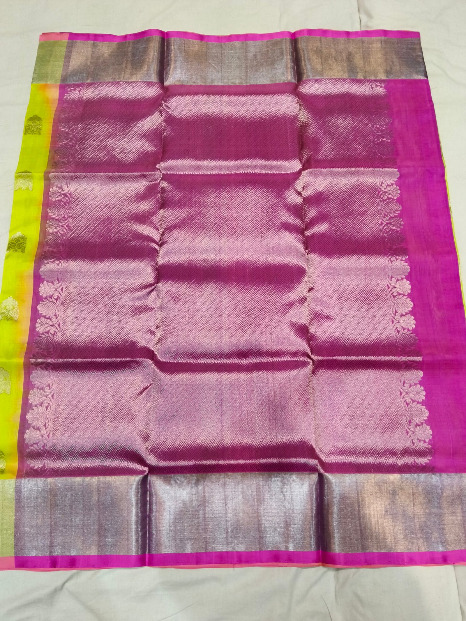 Pure Venkatagiri Pattu Saree - Image 2