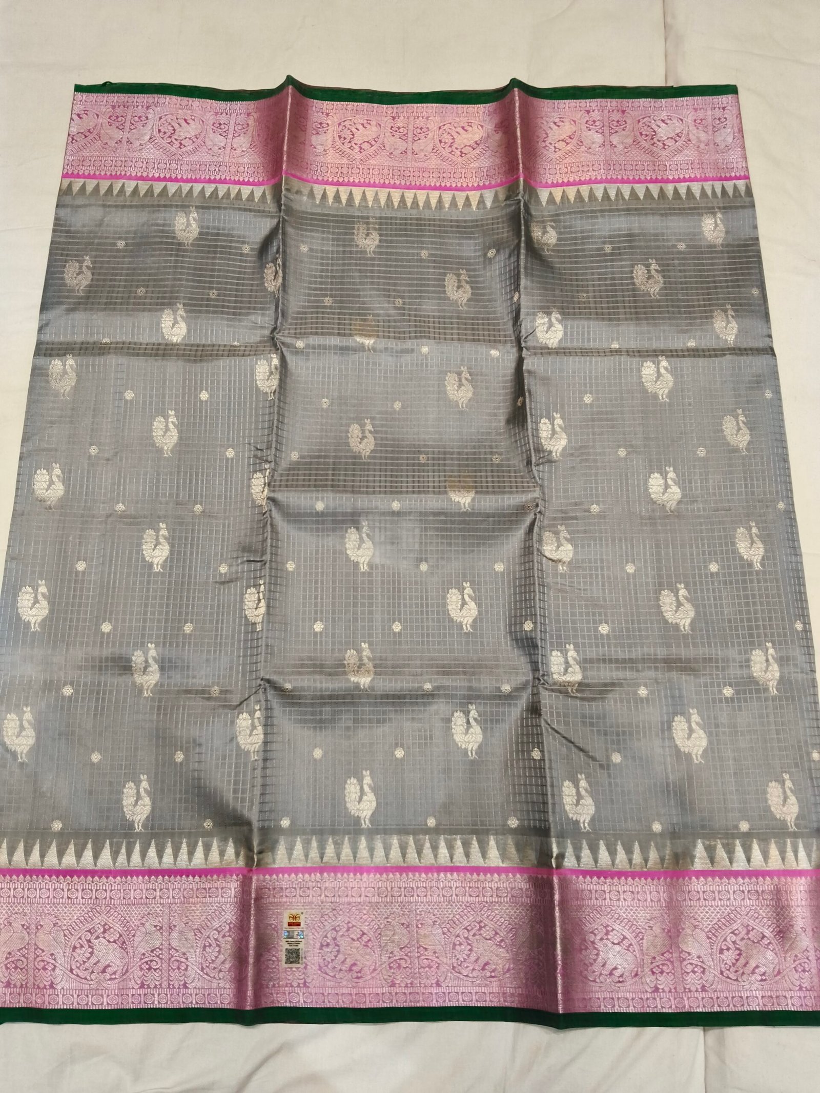 Pure Venkatagiri Pattu Saree - Image 2