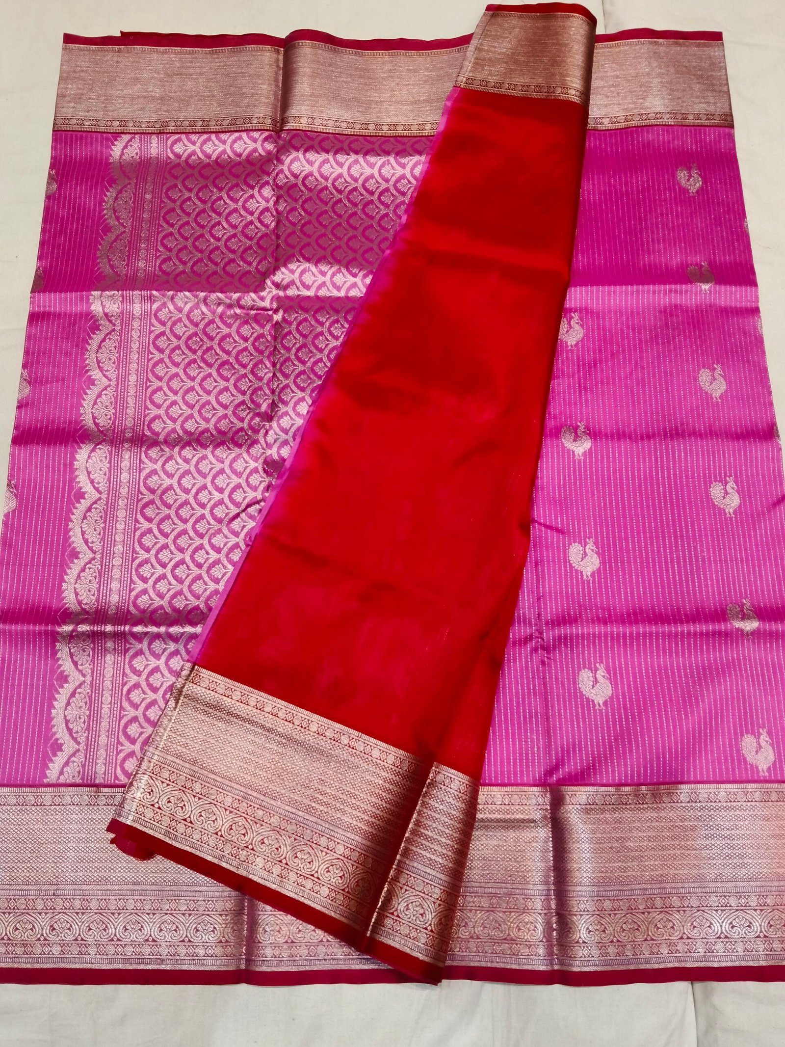 Pure Venkatagiri Pattu Saree - Image 3
